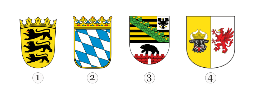 Welches Wappen gehört zum Freistaat Bayern?