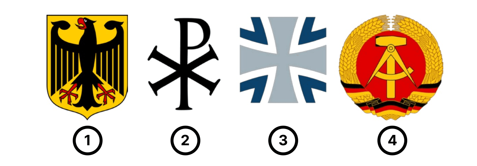 Welches war das Wappen der Deutschen Demokratischen Republik?